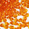 8 LBS Acrylic Orange Crushed Ice Vase Fillers (Approx. 1450-1500 PCS, 24 Cups)