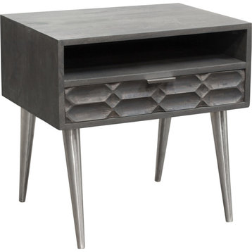 Petra Accent Table - Gray