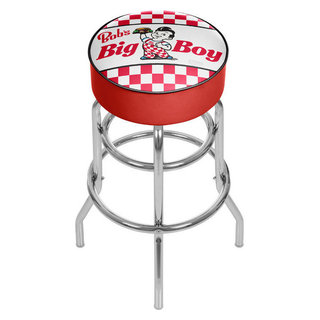 San Antonio Spurs City 29 in. Black Backless Metal Bar Stool with Vinyl Seat