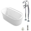 Sterling Freestanding Bathtub Kit, White