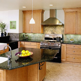 Green Granite Backsplash | Houzz