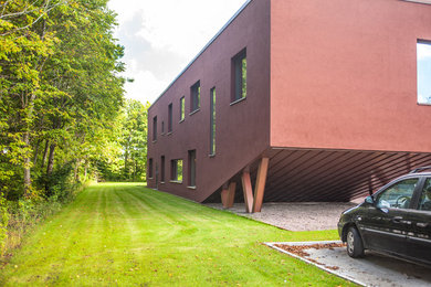 This is an example of a modern exterior in Esbjerg.