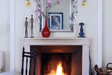 Living room photo in New York