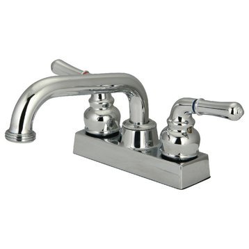 Kingston Brass 2-Handle Laundry Faucet, Polished Chrome