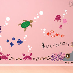 Under the Sea (Mermaid vinyl wall decal) - Wall Decals