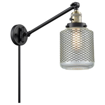Innovations Lighting 237-BAB-G262 Modern Franklin Restoration Lamp Black