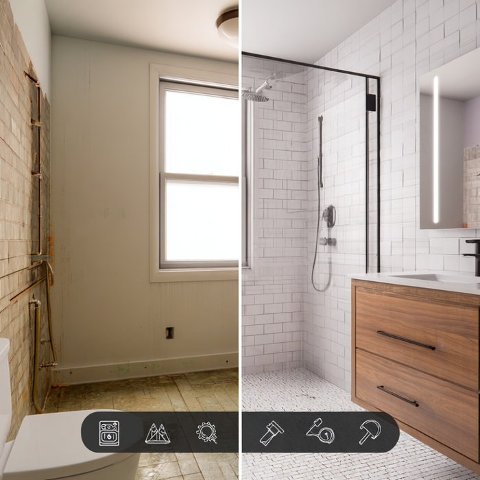 Before After Bathroom