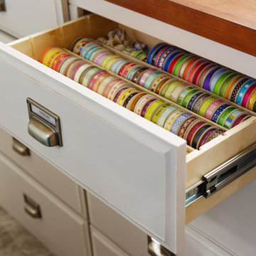 Craft Room Organization and Custom Design