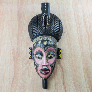 NOVICA Honest Emiyi And African Wood Mask