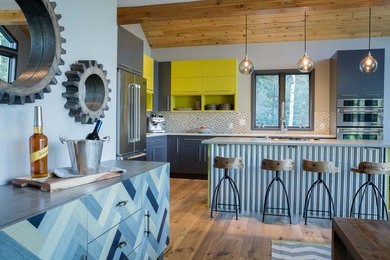 Inspiration for a modern kitchen remodel in Denver