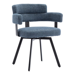 Modern Swivel Dining Room Chairs Set of 2, 24.0w×22.0d×29.5h ...