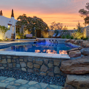 Hillside Backyard Renovation El Paso