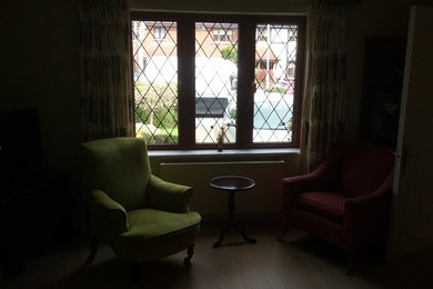Inspiration for a contemporary living room remodel in Dublin