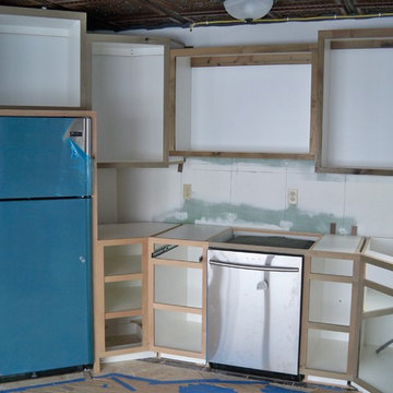 Alder/Walnut Kitchen cabinets