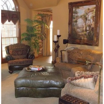 Wall treatments: wallpaper, paint, faux decorative paint finishes