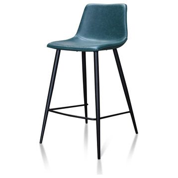 Costa Counter Stool, Teal, Set of 2
