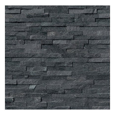 Split Face Coal Canyon Ledger Panel Quartzite Tile, 50 Sq. Ft.