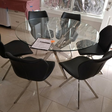 Martini Dining Table & Cross Chairs