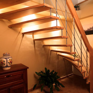 Escalier en hêtre Nova