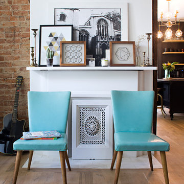 My Houzz: Colorful, Eclectic Style in an 1890 Kentucky Brick Home