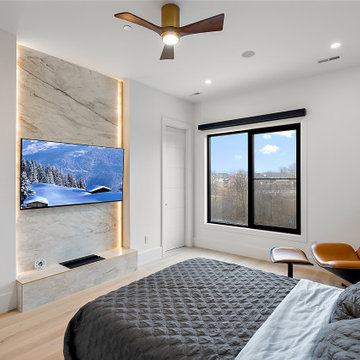 Modern Home in Farmland Setting