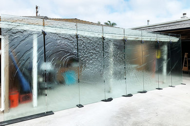 Cast Glass Wave Wall for Hotel in Hawaii