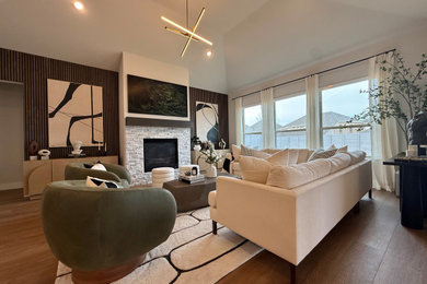 Living room - living room idea in Dallas