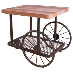 Industrial Side Tables And End Tables by HedgeApple