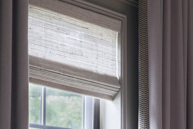 Inspiration for a transitional home design remodel in Houston