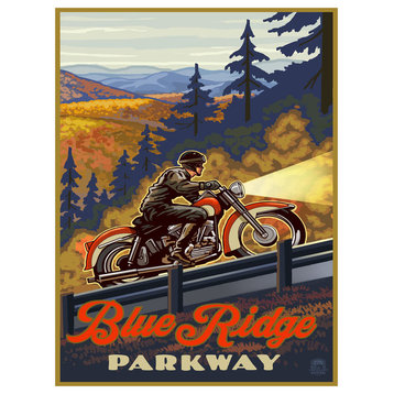 Paul A. Lanquist Blue Ridge Parkway North Carolina Art Print, 18"x24"