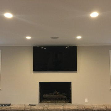 Basement Office & Media Room