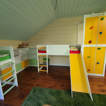 Игровая детская комната для двоих детей