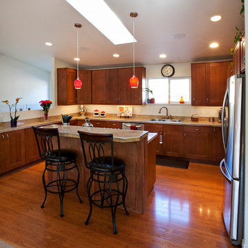 Transitional Open Concept Kitchen Remodel