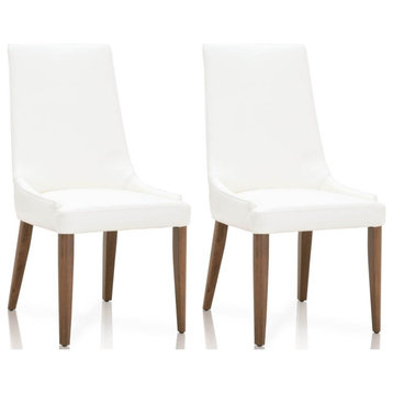 Essentials For Living Orchard Aurora Dining Chair, Brown - Set of 2
