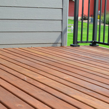 Brown Wood Deck