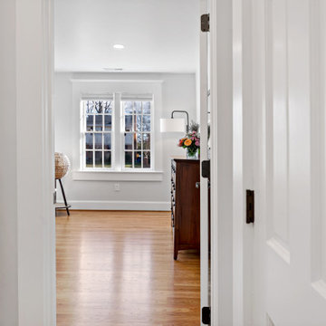 Two Story Alexandria Kitchen Provides Space and Coziness