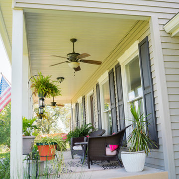 Seamless Polymer Siding in Mountain Clay w/ Energy Efficient Replacement Windows