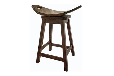 Amish Mission Swivel Stool Amish Furniture Oak HANDMADE HARDWOOD