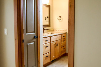 Bathroom - rustic bathroom idea in Other