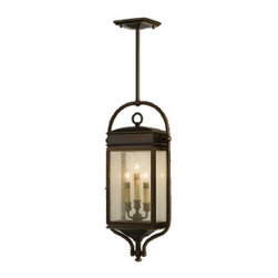 3 Light Pendant lighting by Feiss Whitaker with Astral Bronze finish - Lighting