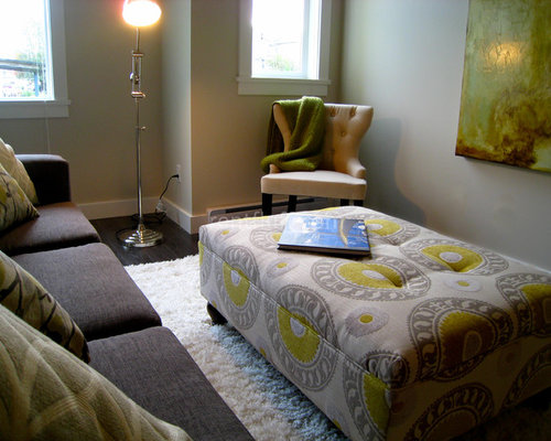 Best Fabric Ottoman  Design  Ideas  Remodel Pictures Houzz