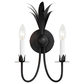 Maxim 2882 Paloma 2 Light 16" Tall Wall Sconce - Anthracite