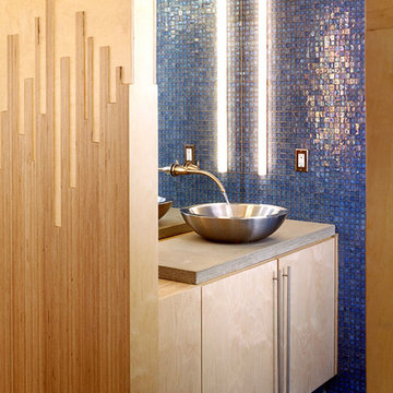 Iridescent Glass Tile Ideas