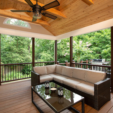 Covered Porch in Vienna VA