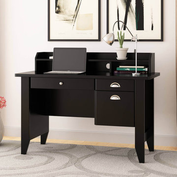 Dudleyville Computer Desk with Hutch and 2 Drawers