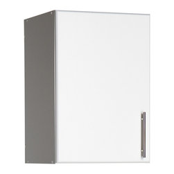 Prepac Elite 16" Wall Cabinet with 1 Adjustable Shelf in White - Closet Organizers