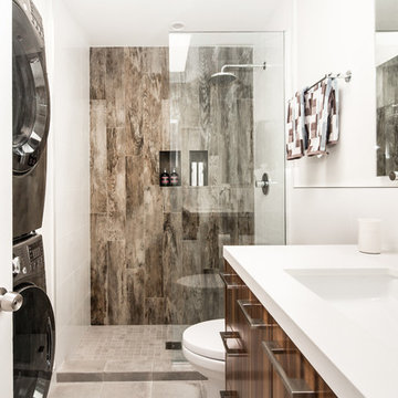 Guest Bath with Laundry Room