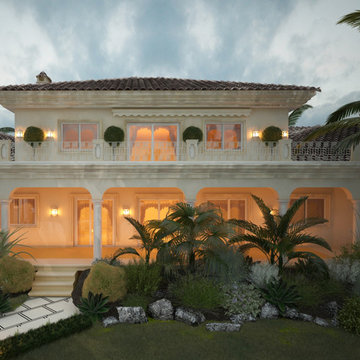 Mediterranean Style facade modeling