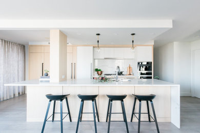 Example of a kitchen design in Vancouver