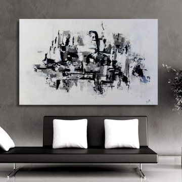 Original Handmade Modern Abstract Custom Art for Modern Contemporary Interiors